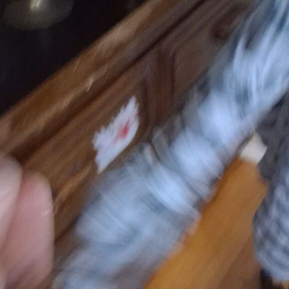 Kohls So Two Tone Grey Striped Draped Light Cardigan Size Medium - Picture 4 of 6